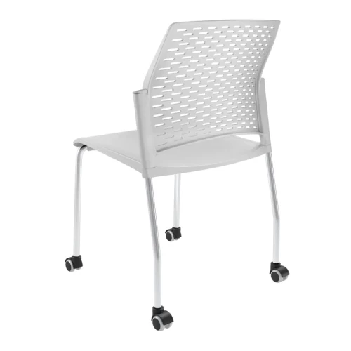 Стул Rewind с колесами (пластик серый)